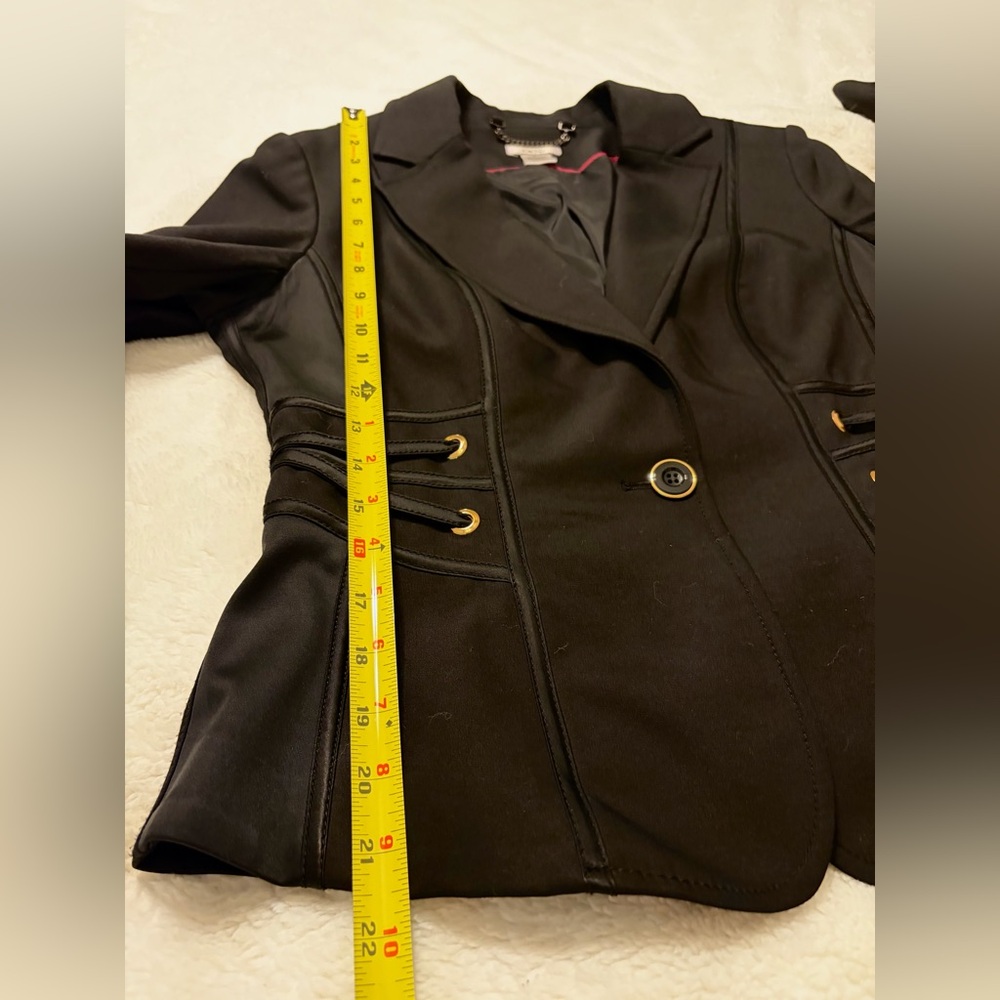 Cache Vintage Crop Blazer Corset Detail - Picture 5 of 5